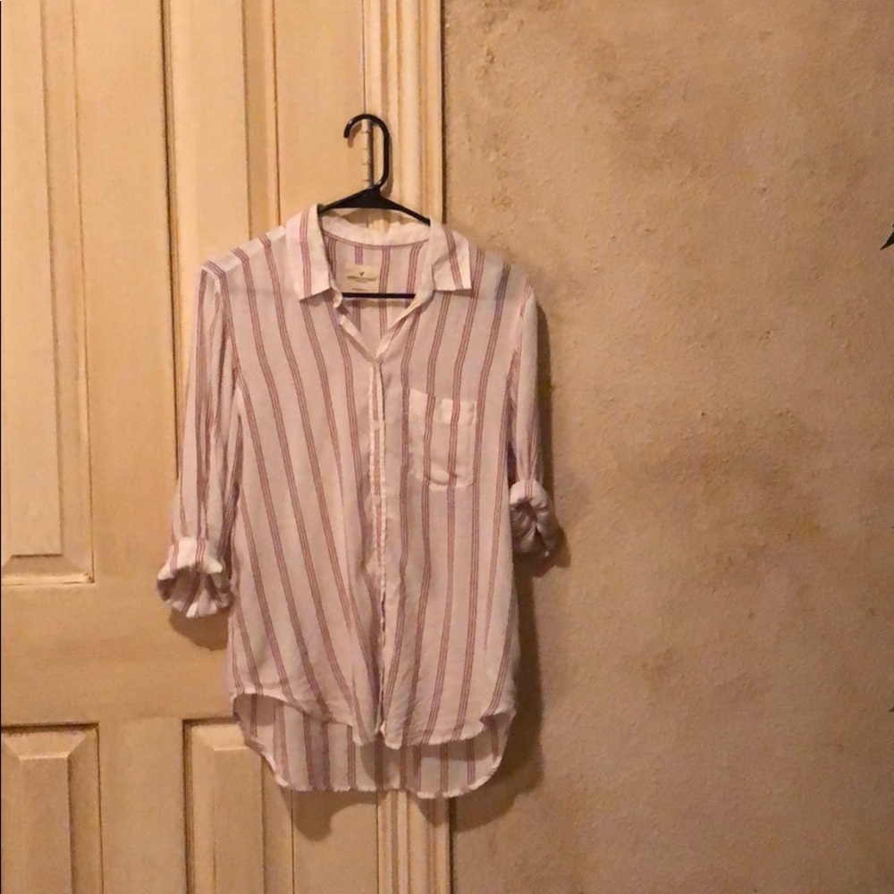American Eagle Button Shirt - Picture 1 of 3
